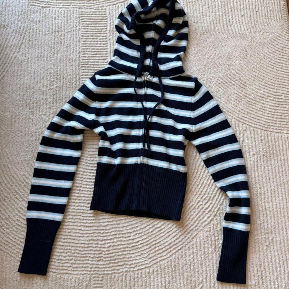 Frankies bikinis “style”zip up sweater